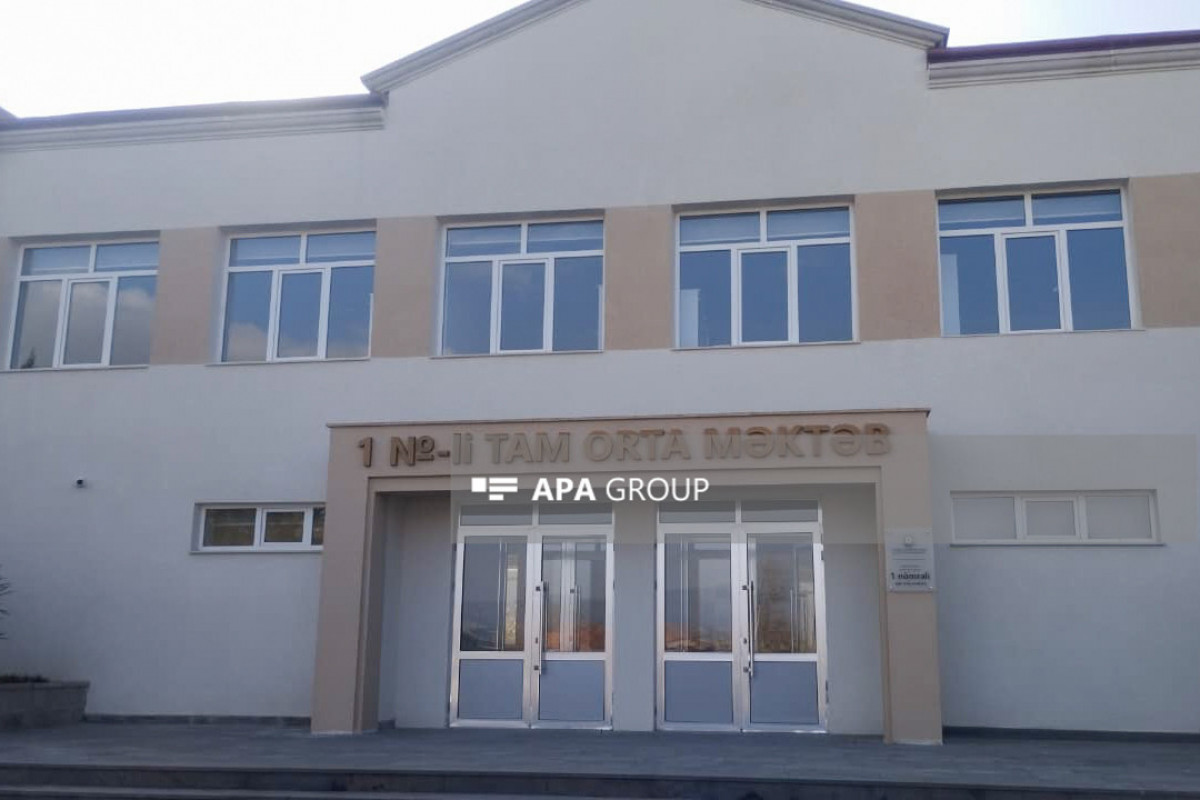 Xankəndidə Kərkicahan qəsəbə 1 nömrəli tam orta məktəbinə media-tur təşkil edilib - FOTO 