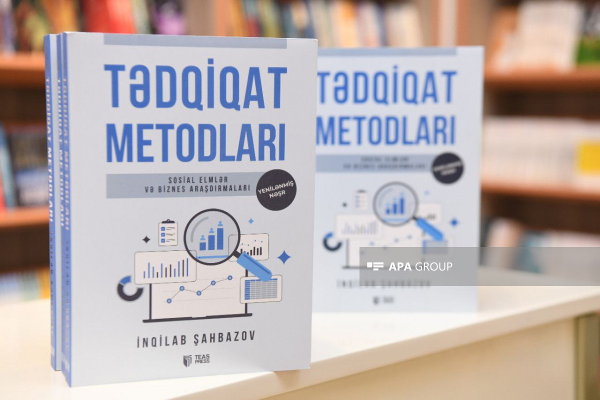 İnqilab Şahbazovun “Tədqiqat metodları” kitabının təqdimatı olub - FOTO 