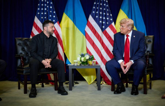 Ukrayna Prezidenti Volodimir Zelenski, ABŞ Prezidenti Donald Tramp