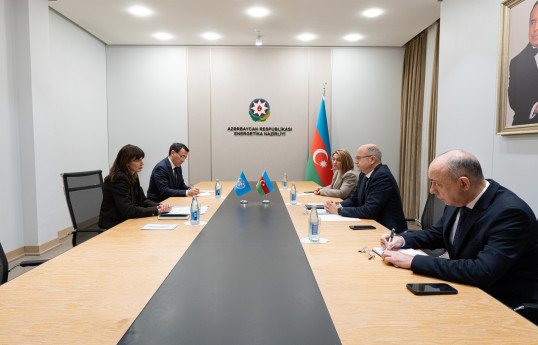 Energetika Nazirliyində BMT-nin Azərbaycandakı rezident əlaqələndiricisi ilə görüş keçirilib