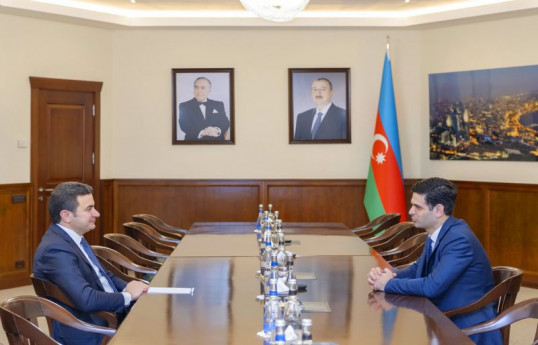 AZAL prezidenti IV "Yüksəliş" müsabiqəsinin qalibi ilə görüşüb