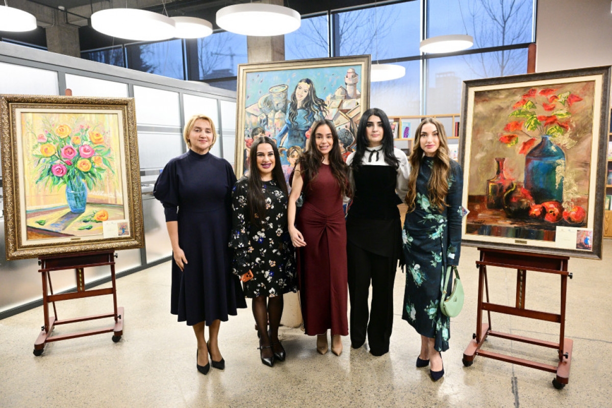 Leyla Əliyeva və Alena Əliyeva DOST İnklüziv İnkişaf və Yaradıcılıq Mərkəzini ziyarət ediblər - FOTO 