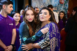 Leyla Əliyeva və Alena Əliyeva DOST İnklüziv İnkişaf və Yaradıcılıq Mərkəzini ziyarət ediblər - FOTO 