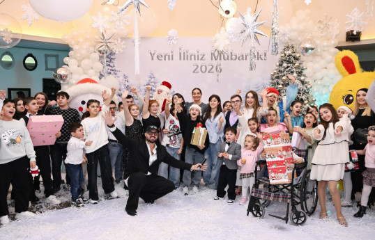 Leyla Əliyeva, Arzu Əliyeva və Alena Əliyeva xüsusi qayğıya ehtiyacı olan uşaqlar üçün təşkil olunan bayram şənliyində iştirak ediblər