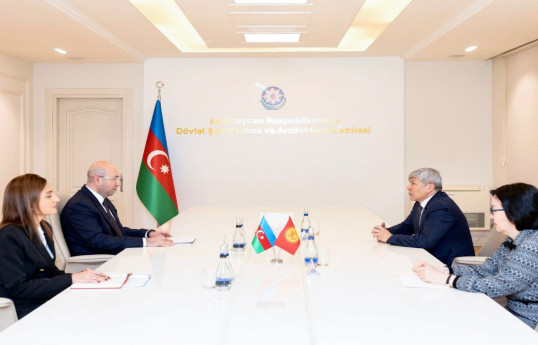 Anar Quliyev Qırğızıstanın Azərbaycandakı səfiri ilə görüşüb