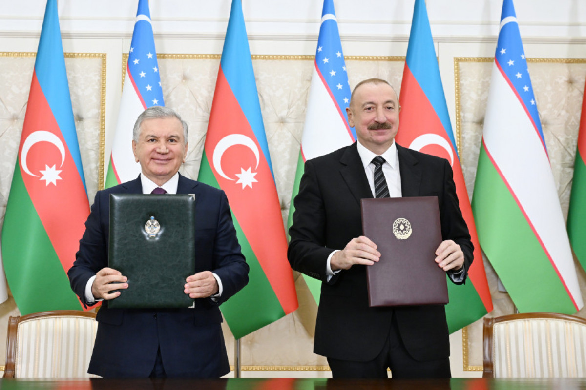 Azərbaycan ilə Özbəkistan arasında imzalanmış sənədlər mübadilə edilib - YENİLƏNİB 