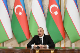 Azərbaycan və Özbəkistan prezidentləri mətbuata bəyanatlarla çıxış ediblər - YENİLƏNİB 