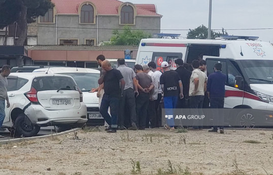 Zabratda avtomobil aşıb - FOTO 