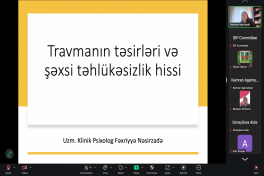Məcburi köçkünlər psixososial dəstəkdən faydanıblar