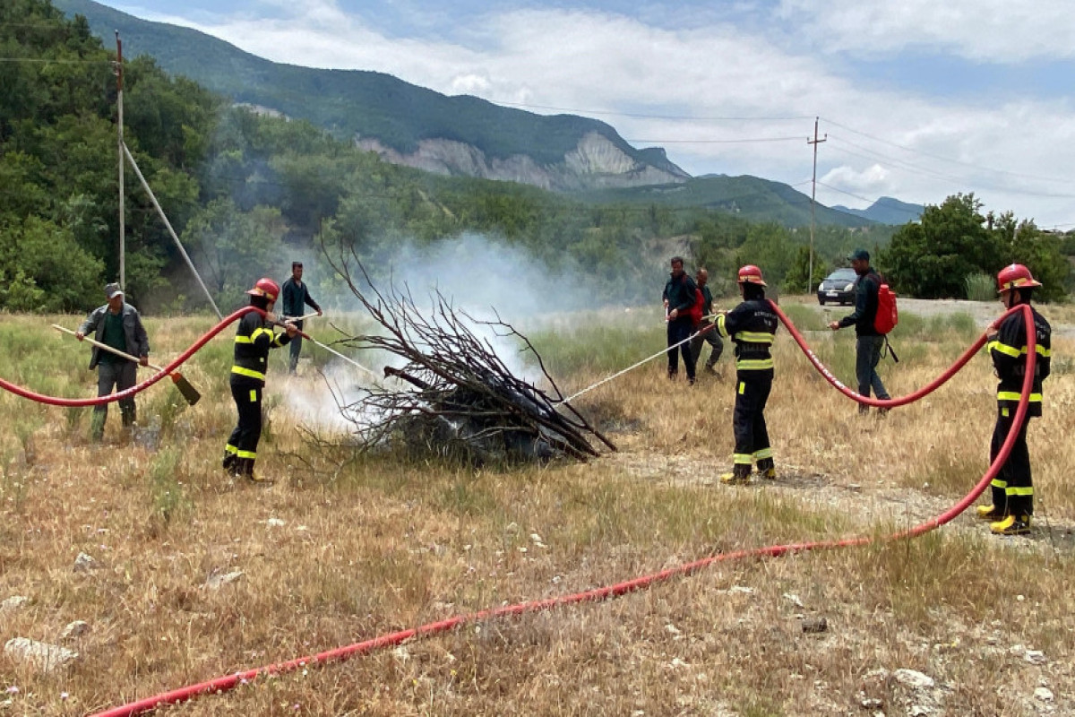FHN Altıağac Milli Parkında təlim keçirib