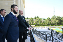President Ilham Aliyev met with Transitional President of Syria-UPDATED 