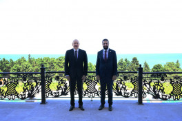 President Ilham Aliyev met with Transitional President of Syria-UPDATED 