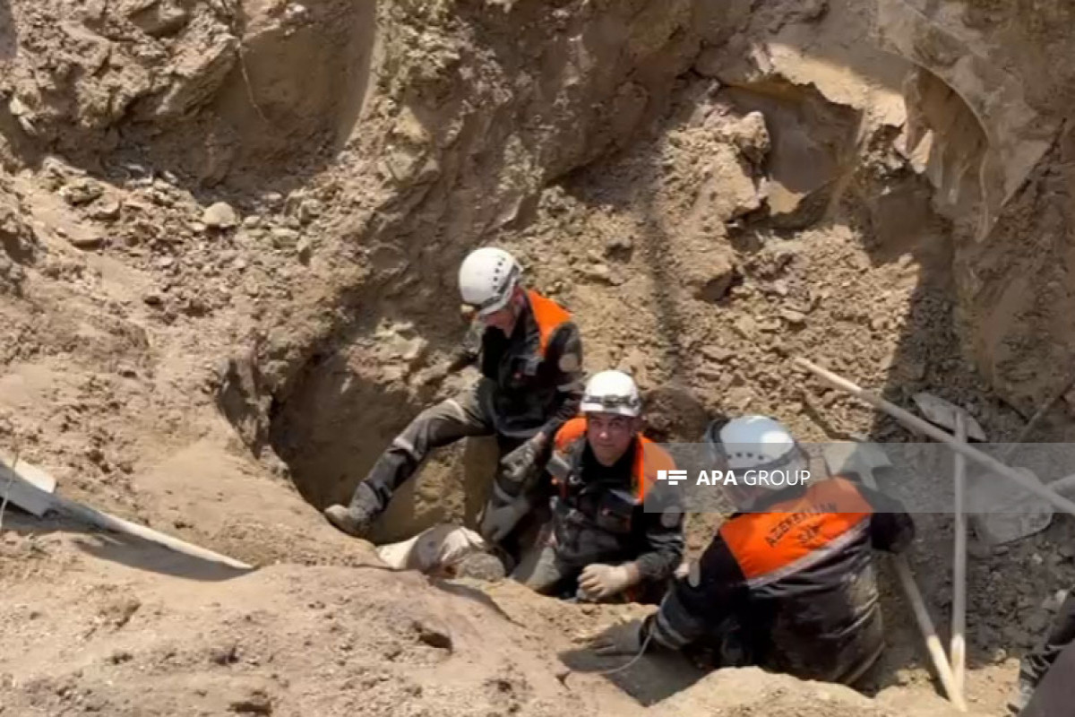 Sumqayıtda uçqun altında qalaraq ölən fəhlə ilə bağlı araşdırma aparılır - VİDEO  - YENİLƏNİB-2 