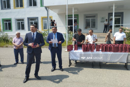 Növbəti köç karvanı Ağdərənin Həsənriz kəndinə çatıb, açarlar təqdim olunub - FOTO  - YENİLƏNİB-1  - VİDEO 