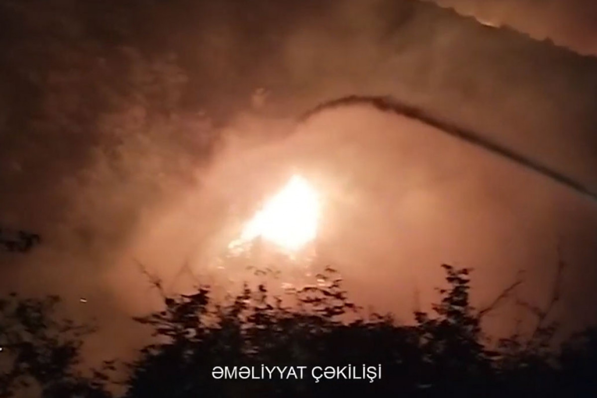 FHN: Ağdam, Xocalı, Xocavənd, Füzuli və Ağdərədə yanğınların söndürülməsi davam etdirilir - VİDEO 