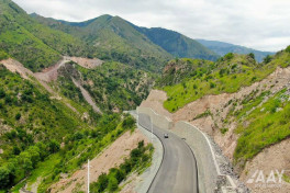 Toğanalı-Kəlbəcər-İstisu avtomobil yolunun tikintisi 85% icra edilib - FOTO 