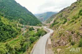 Toğanalı-Kəlbəcər-İstisu avtomobil yolunun tikintisi 85% icra edilib - FOTO 
