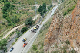 Toğanalı-Kəlbəcər-İstisu avtomobil yolunun tikintisi 85% icra edilib - FOTO 