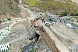 Toğanalı-Kəlbəcər-İstisu avtomobil yolunun tikintisi 85% icra edilib - FOTO 