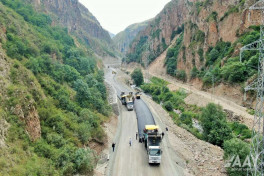Toğanalı-Kəlbəcər-İstisu avtomobil yolunun tikintisi 85% icra edilib - FOTO 