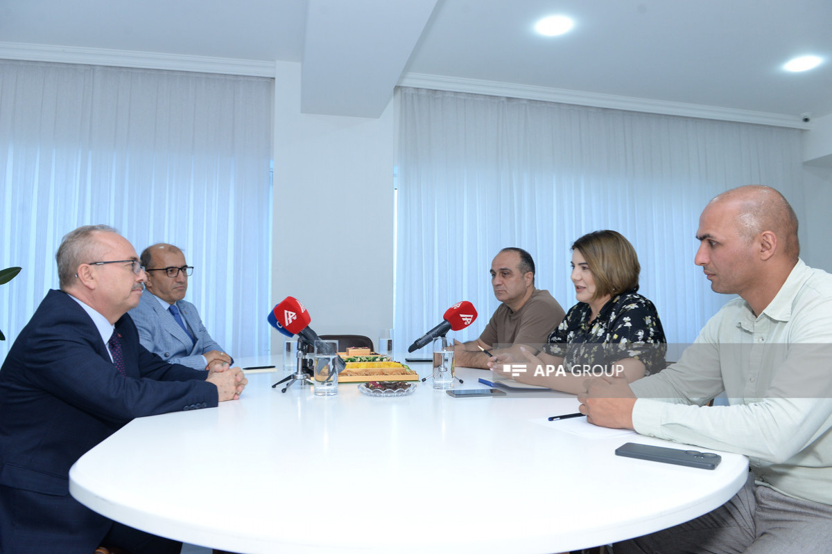Türkiyənin Azərbaycandakı səfiri APA Media Qrupun qonağı olub - VİDEO  - FOTO 