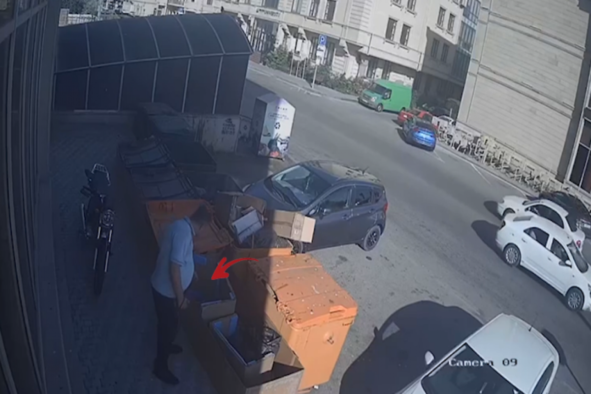 Bakıda söndürülməmiş siqaret kötüyü yanğına səbəb olub - VİDEO 