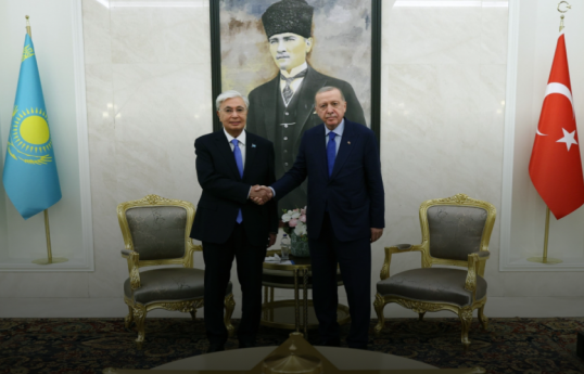 Kasım-Jomart Tokayev Türkiyədə rəsmi səfərdədir