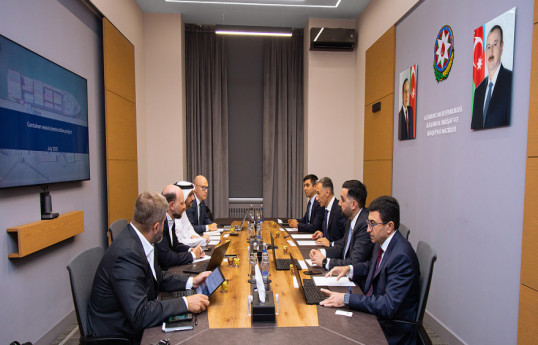 “Abu Dhabi Ports Group” şirkəti ilə əməkdaşlıq imkanları müzakirə edilib