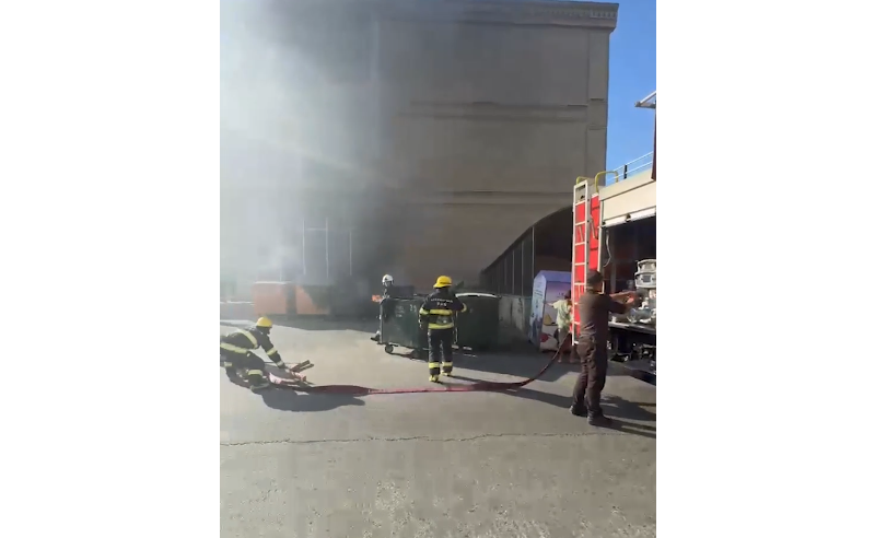 Bakıda söndürülməmiş siqaret kötüyü yanğına səbəb olub - VİDEO 
