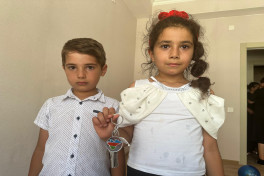 Növbəti köç karvanı Cəbrayıl şəhərinə çatıb, açarlar təqdim edilib - FOTO  - YENİLƏNİB-1 