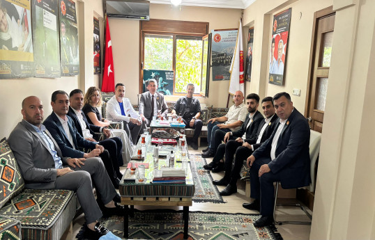 Azərbaycanlı jurnalist qazilər Türkiyə qazilər vəqfini ziyarət ediblər