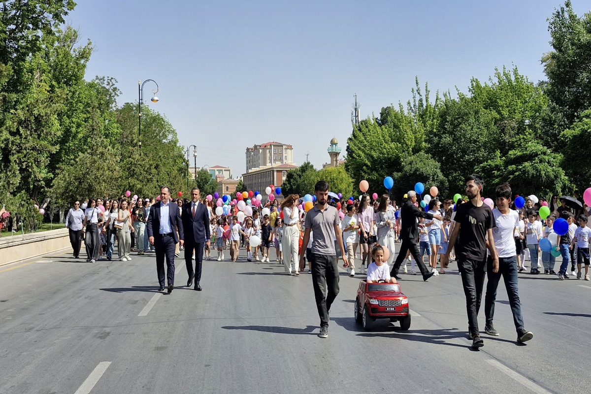 Naxçıvanda “Uşaqların rəngli dünyası” festivalı keçirilir - FOTOLENT 
