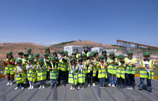 “AzerGold”un əməkdaşlarının övladları üçün qızıl mədəninə ekskursiya təşkil edilib - FOTO 