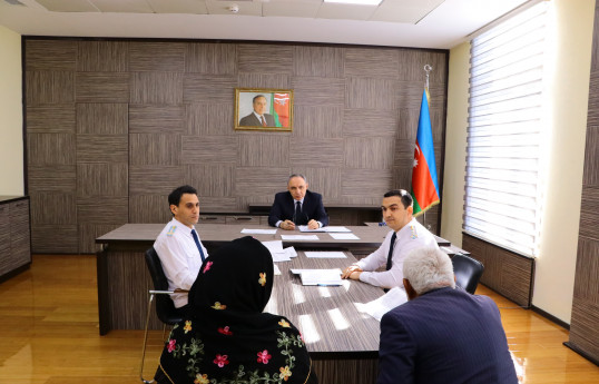 Kamran Əliyev Lənkəranda vətəndaşları qəbul edib