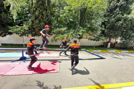 Gəncədə “Gənc xilasedici və yanğınsöndürən” yarışlarının zona birinciliyi keçirilib