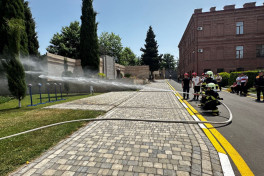 Gəncədə “Gənc xilasedici və yanğınsöndürən” yarışlarının zona birinciliyi keçirilib