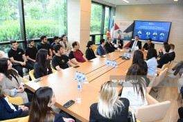 Müstəmləkəçiliyə dair beynəlxalq konfransın iştirakçıları ADA Universitetində olub - FOTO 