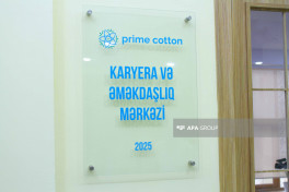 Gəncədə ADAU-da “Prime Cotton Əməkdaşlıq və Karyera Mərkəzi”nin rəsmi açılışı olub - FOTO 