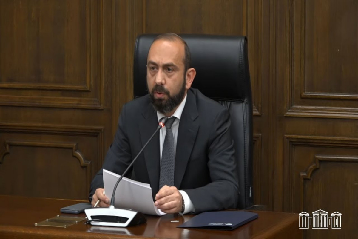 Ermənistanın xarici işlər naziri Ararat Mirzoyan