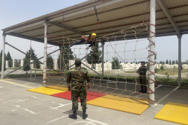 Sumqayıtda “Gənc xilasedici və yanğınsöndürən” yarışlarının zona birinciliyi keçirilib