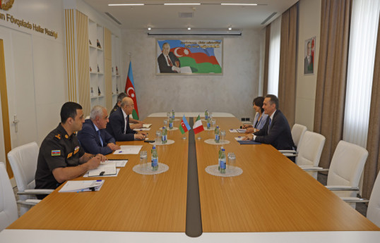 Kəmaləddin Heydərov İtaliya səfiri ilə görüşüb