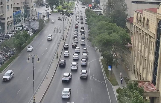 Bakıda bu yollarda sıxlıq var - SİYAHI 