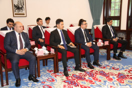 Azərbaycan nümayəndə heyəti Sinxua xəbər agentliyində olub