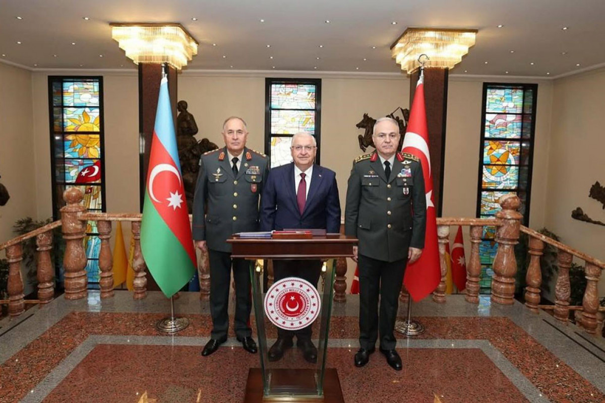 Azərbaycan-Türkiyə hərbi əməkdaşlığı müzakirə olunub - YENİLƏNİB  - FOTO 