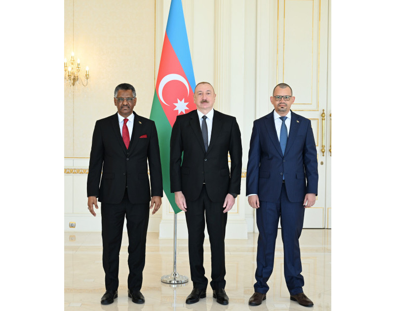 Prezident İlham Əliyev Sudan səfirinin etimadnaməsini qəbul edib