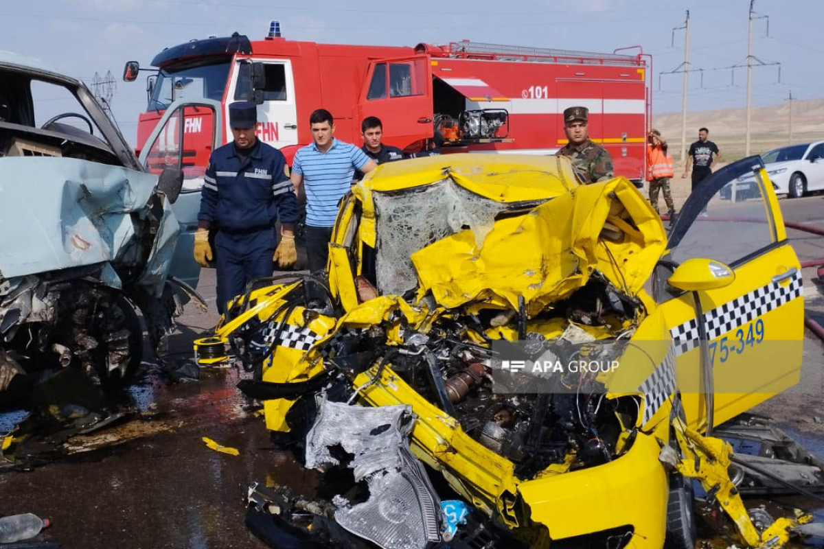 Naxçıvanda ağır yol nəqliyyat hadisəsi baş verib, 2 nəfər ölüb və yaralananlar var - FOTOLENT 