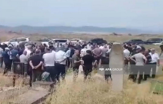 Ağdamın işğaldan azad edilmiş Mərzili kəndində ilk dəfn mərasimi olub - FOTO 