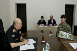 Kəmaləddin Heydərov Şamaxı şəhərində vətəndaşları qəbul edib