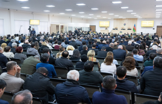 Azərbaycan xalqına qarşı çoxsaylı cinayətlərin törədilməsində təqsirləndirilən şəxslərin məhkəməsi davam etdirilir
