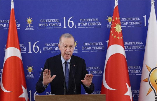 Ərdoğan: Ölkəmizin və bölgəmizin gələcəyində terrora yer yoxdur